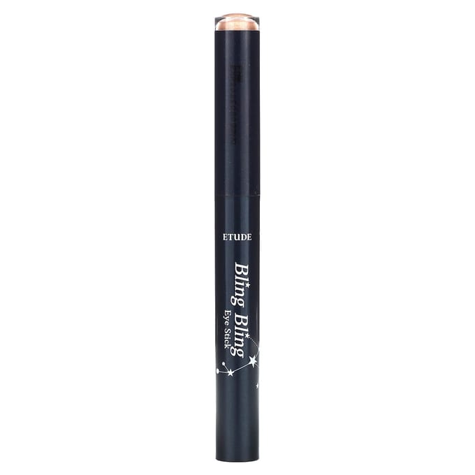 ETUDE, Bling Bling Eye Stick, 08 Ivory Baby Star, 1.4 g black