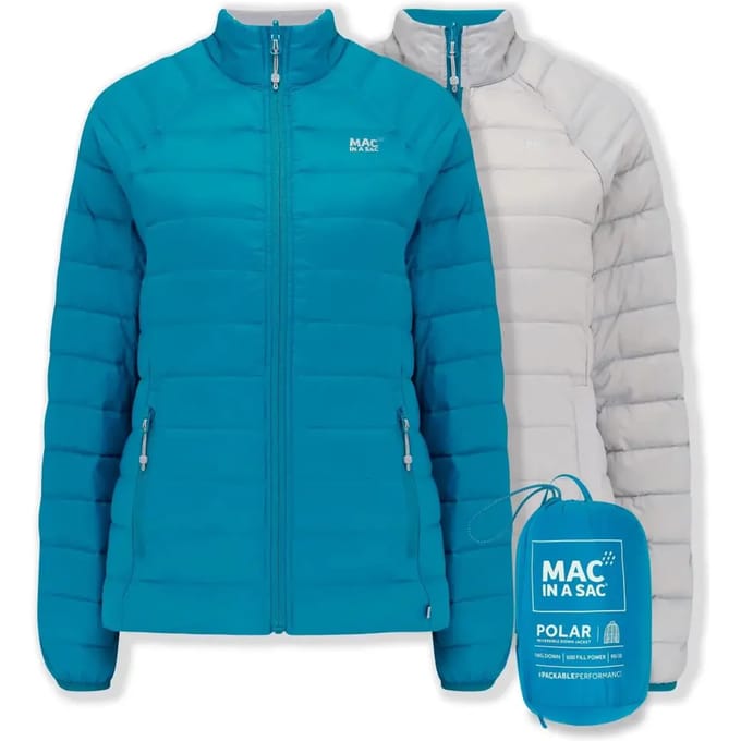 POLAR Donsjas Petrol / Grey - Woman - S