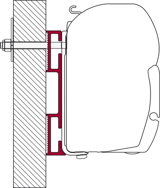 Fiamma Adapter D F45S / F45L / ZIP