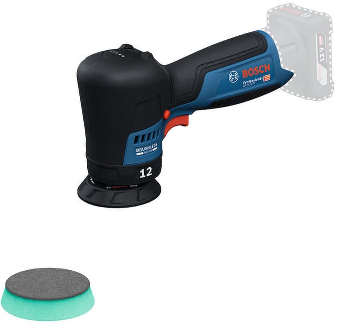 Bosch Professional GPX 12V-77 Excentrische accu polijstmachine 77 mm 12V Basic Body - 06019L4000