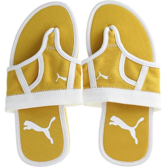 Puma Brief Case Teenslippers Dames Geel