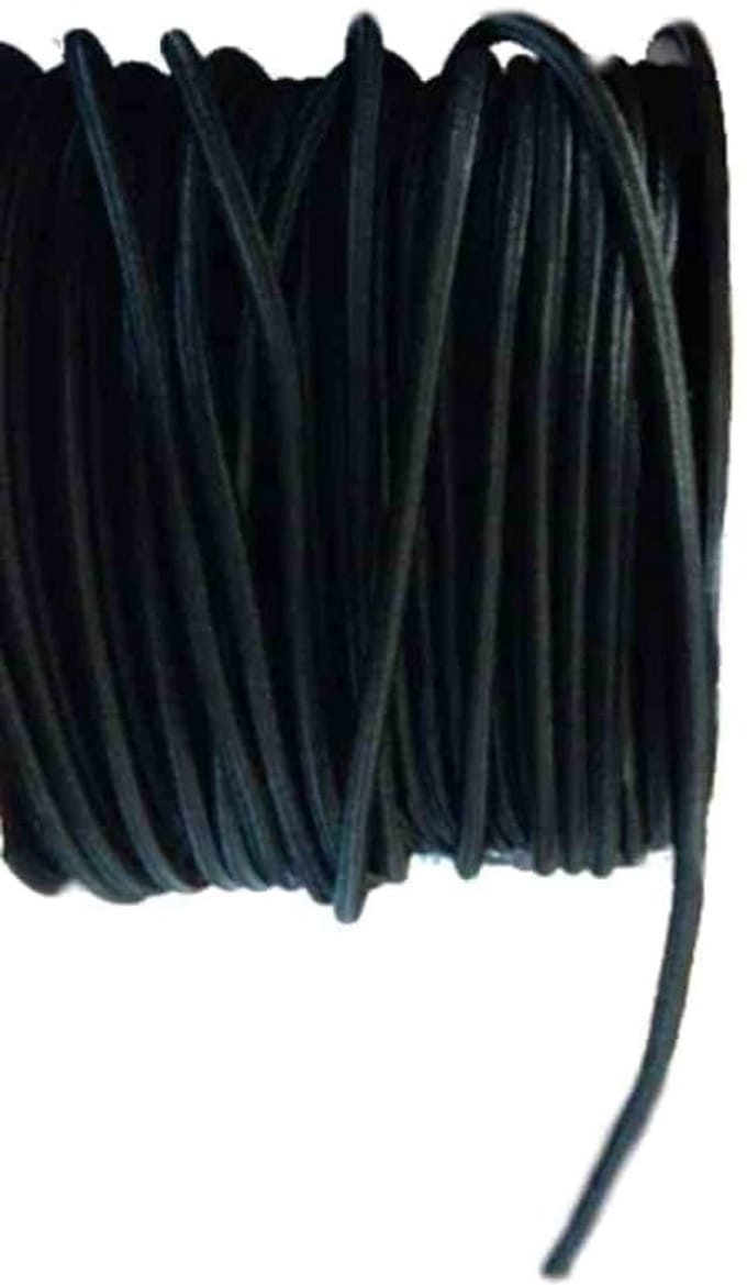 Zwart Expanderseil 6 mm, 100 Meter - Elastisch Touw