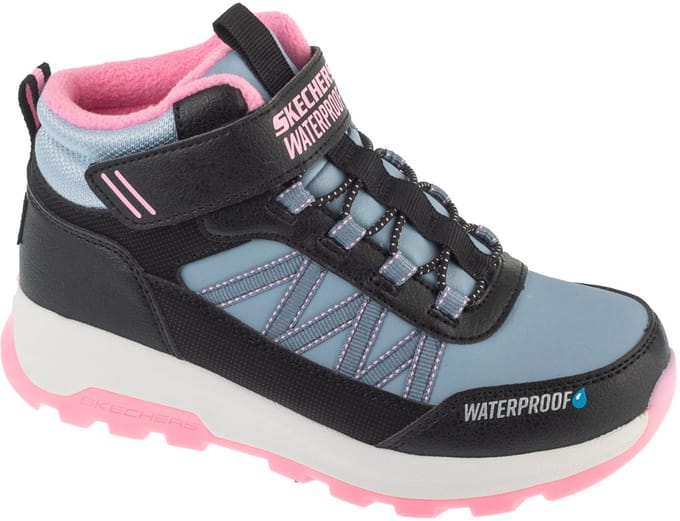Skechers Storm Blazer - Arctic Mass kinder winterlaarzen 303493L zwart/roze