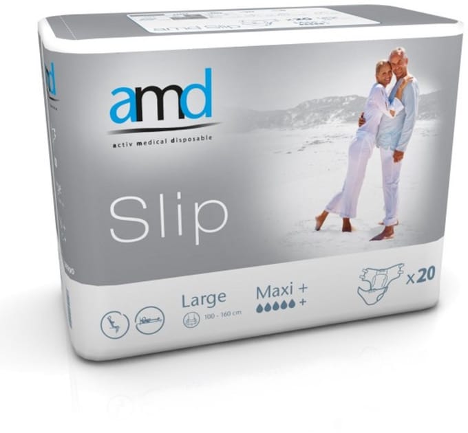 AMD Slip Maxi+ Large - 1 paquet de 20 protections