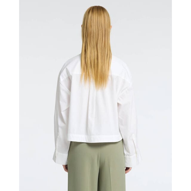 oversized overhemdblouse van puur biologisch katoen model 'Astha'