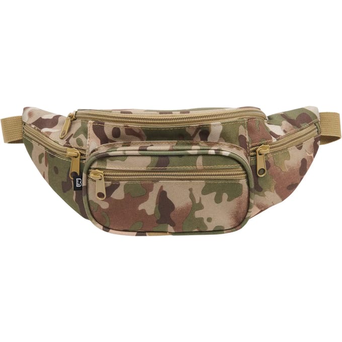 Brandit - Pocket Hip Bag tactical camo one size Heuptasje - One size - Bruin/Groen