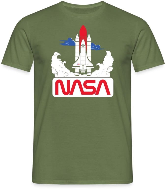 NASA Space Shuttle 3 T-Shirt Heren
