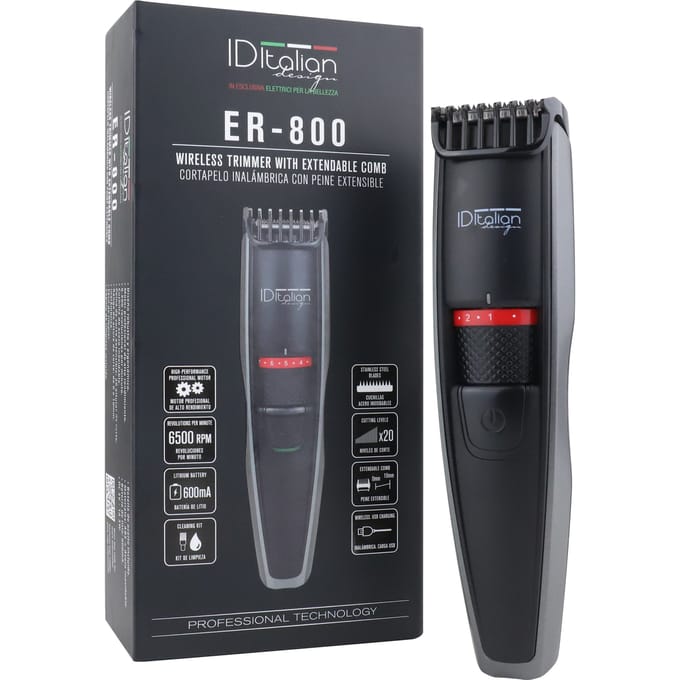 ER-800, DRAADLOZE TONDEUSE MET UITSCHUIFBARE KAM