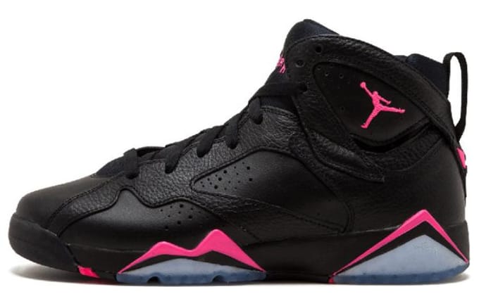Jordan 7 Retro Black Hyper Pink GS 442960-018 42.5