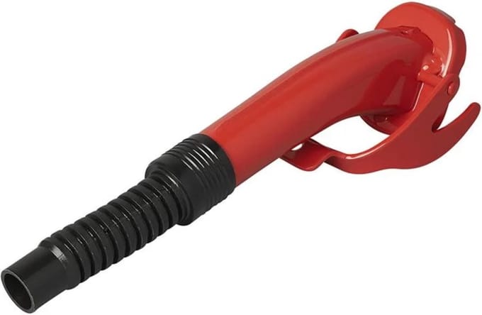 ProPlus Flexibele metalen schenktuit - rood - geschikt voor benzine en diesel