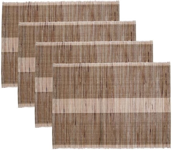 House Doctor Placemat Bols naturel 48x35cm - 4 stuks