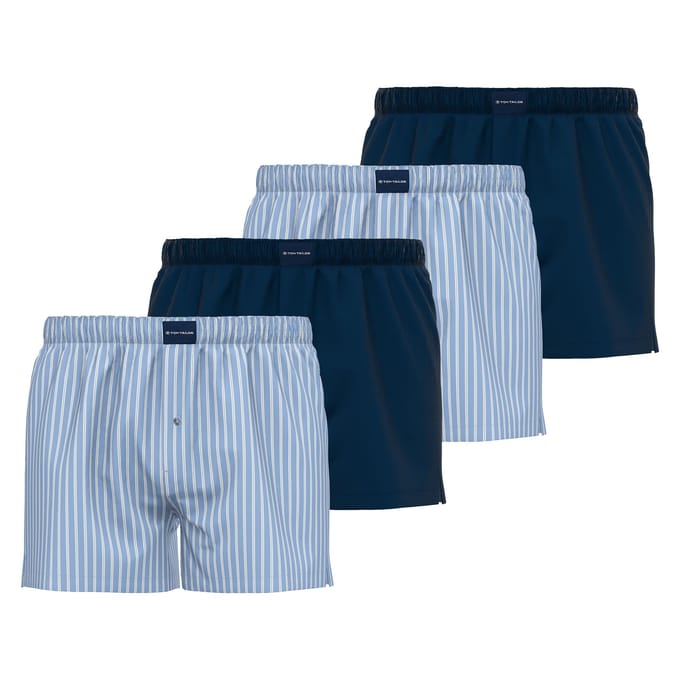 Tom Tailor Geweven boxershorts Verpakking van 4
