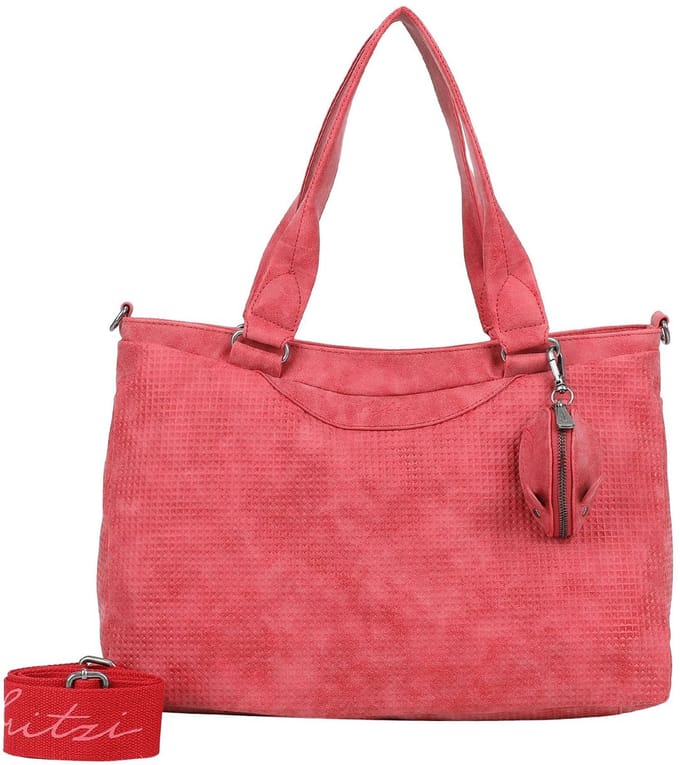 Fritzi aus Preußen schoudertas Joly Waffly Shoulder Bag Dark Red wijnrood