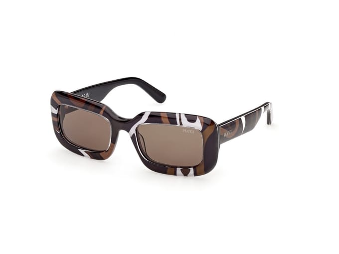 Pucci Ep0253 Dames Zonnebril Bruin Brown/CAT3 Vrouw