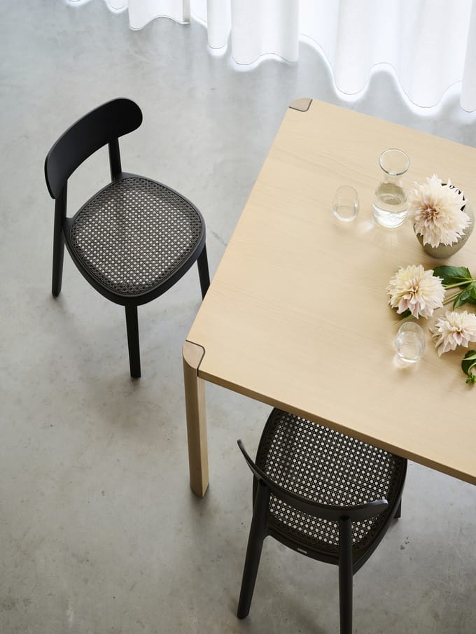 Thonet 118 stoel - ThonetDarkMelange