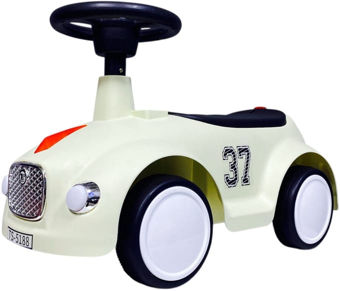 Q-Toys Loopauto met toeter - Licht en Geluid - 60 cm - kinder auto