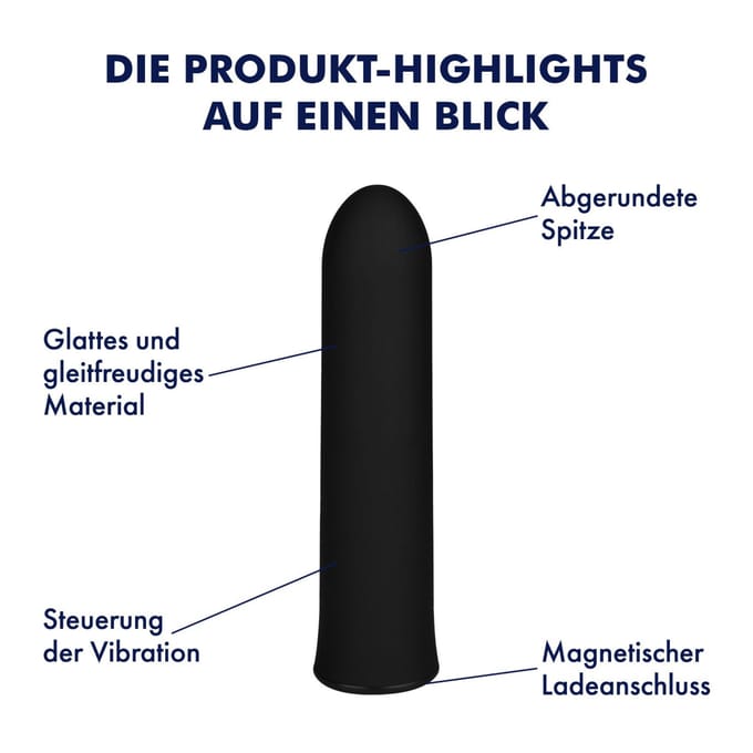Gladde minivibrator, 9,6 cm