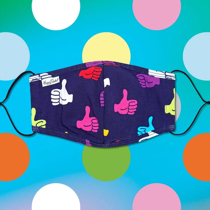 Happy Socks THU122-6500 Thumbs Up Face Cover