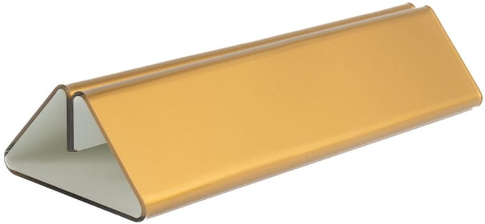 21cm - Gouden Menukaarthouder / Acrylglas Houder / Standaard - Type: GG-210-M