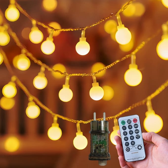 Lichtsnoer Buiten - Decoratieve Verlichting - Tuin Terras - 100 LED Warm Wit - 15 Meter - Warm Wit