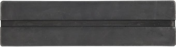 KS TOOLS rubberen pad 09 met groef voor hefbruggen 373 x 100 x 35 mm - 160.0484