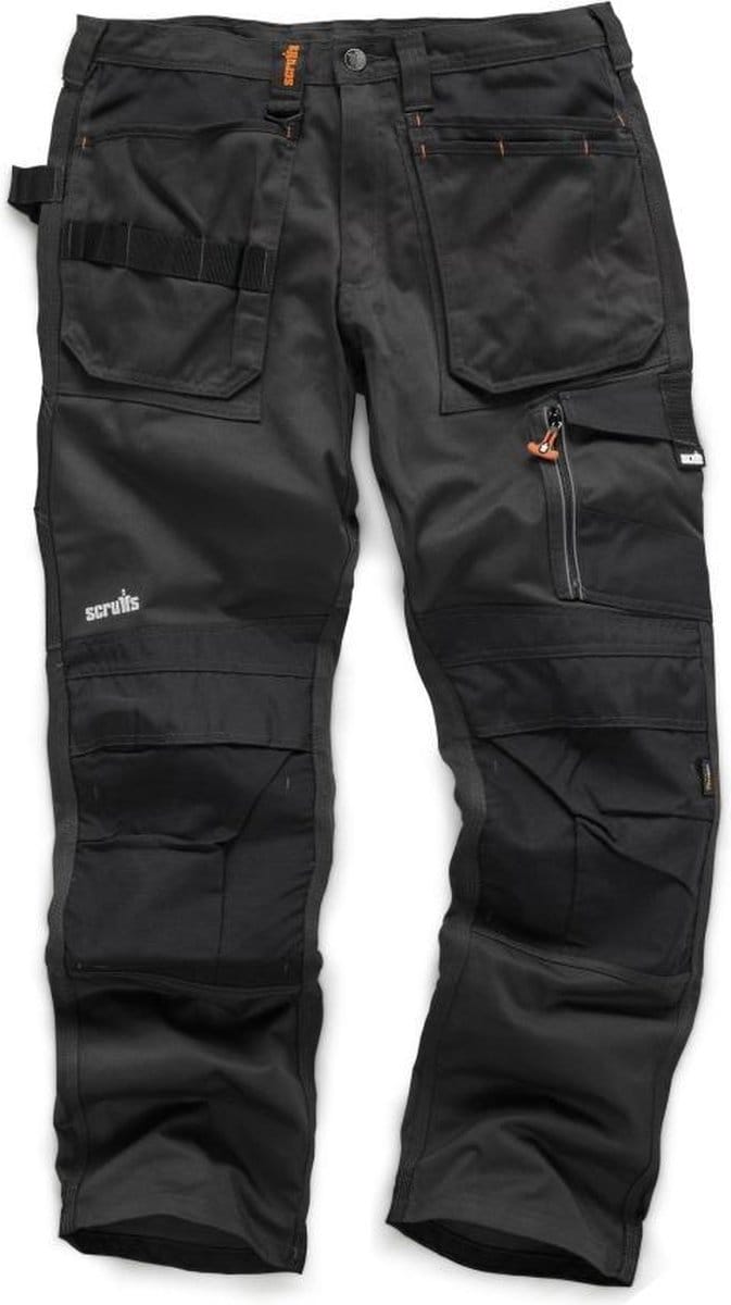 Scruffs 3D Trade Trousers-Donkergrijs-40/36
