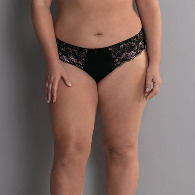 Rosa Faia Slip Colette Zwart Roze - Maat 38