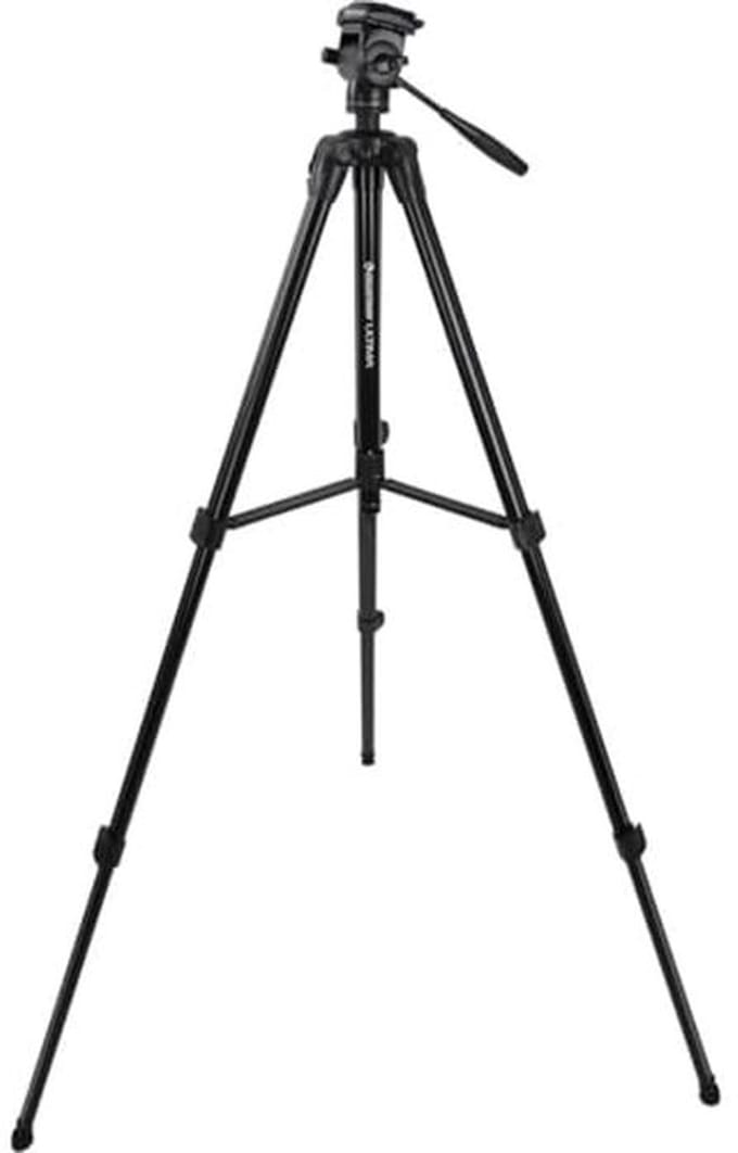 Statief met kantelkop - Verstelbaar statief - Optiek stabiel houden - Lichtgewicht en veelzijdig - Max 172 cm - Zwart
