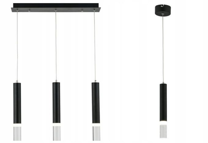 Reality Gwen Hanglamp - Zwart LED 5W Neutraal Wit 350lm