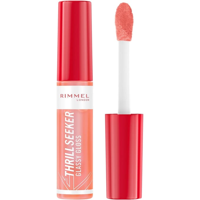 Rimmel London Thrill Seeker Glassy Lip Gloss 10ml (Various Shades) - 250 Peachy Vibes