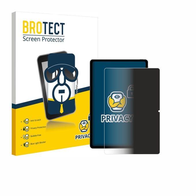 BROTECT - privacy screenprotector voor Xiaomi Redmi Pad SE 11 - Folie Beschermfolie Blauwlichtfilter
