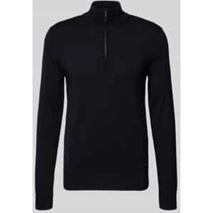 modern fit schipperstrui van pure scheerwol model 'Dario'