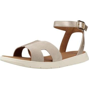 GEOX DANDRA DAMES Sandalen - LICHTGOUD/LICHTBEIGE - Maat 37