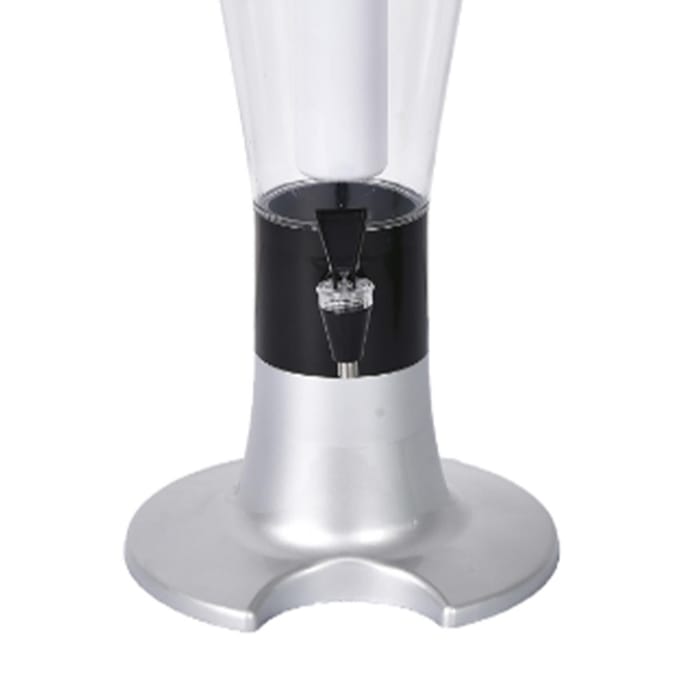3L Biertapzuil Dispenser Multifunctioneel Lichtgevend Tafelmodel Wijn Biertapzuil Dispenser met Kraan voor Thuis blauw
