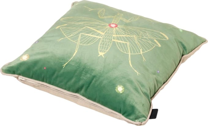Madison Sierkussen - Velvet Insect Green - 45x45 - Groen