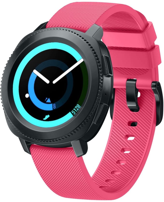 Smartwatch bandje - Samsung Galaxy Watch 42mm - roze siliconen