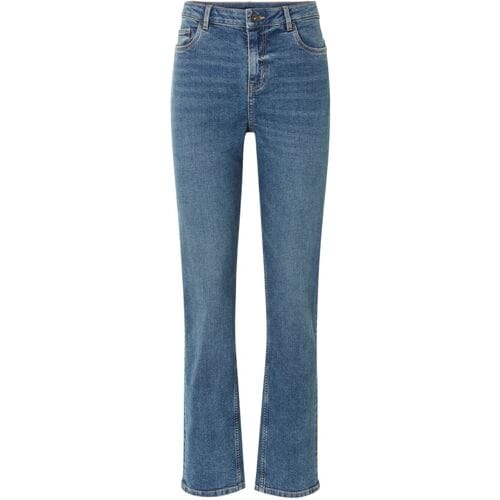 ESMARA Dames jeans - straight fit (Blauw, 34)