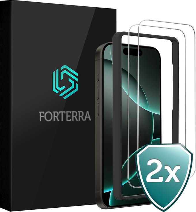 Screenprotector 2 Stuks - Geschikt voor Apple iPhone 16 Pro Max - Met Installatie Frame - Beschermglas - Gehard Glas - Tempered Glass - Screen Protector