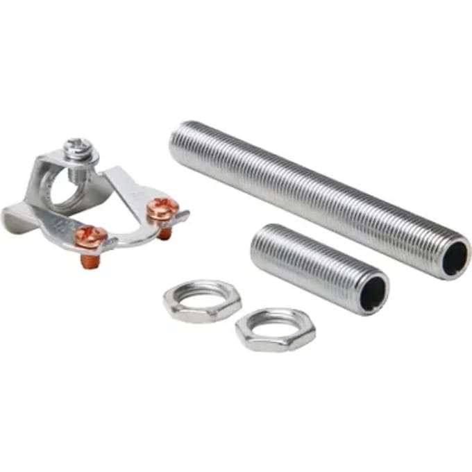 Kopp Verlichting Ophangset Buisnippel 30 + 80mm 2 Moeren M10