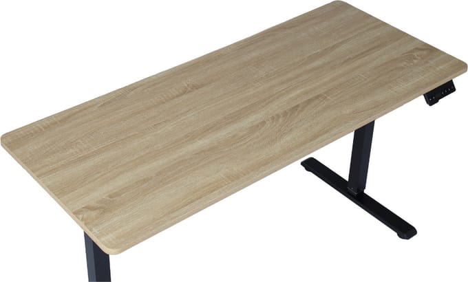OfficeSense OS50 Zit Sta Bureau Elektrisch 120 x 60 CM - Verstelbaar in hoogte - Licht Eiken Blad