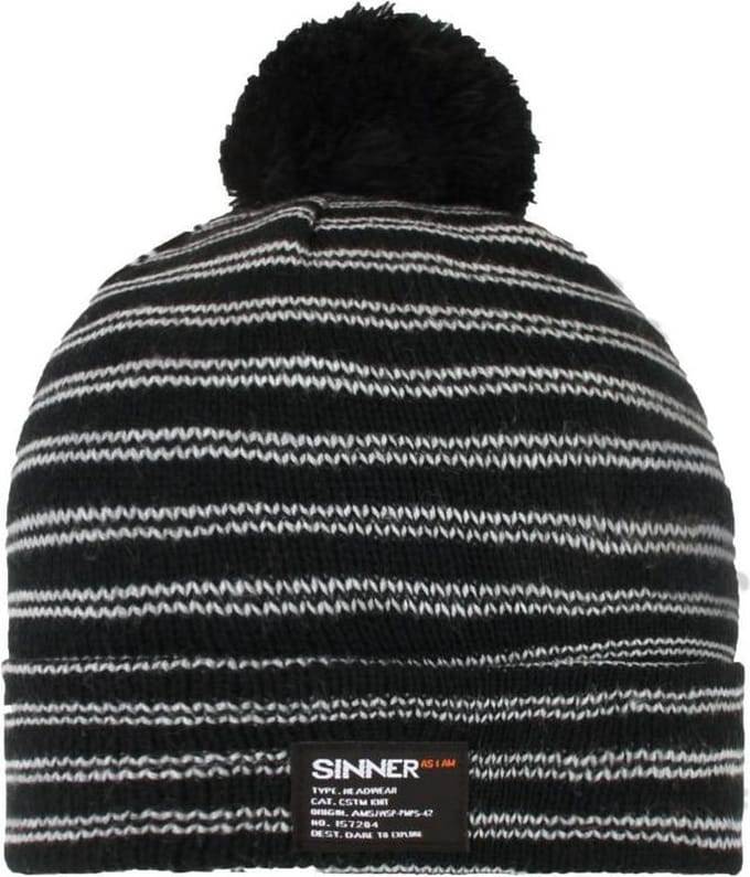 Sinner Reason Beanie Heren Muts - Zwart - One Size