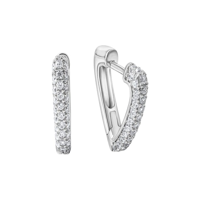 Celesta Silber Ohrschmuck 925 Silber weiße Zirkonia