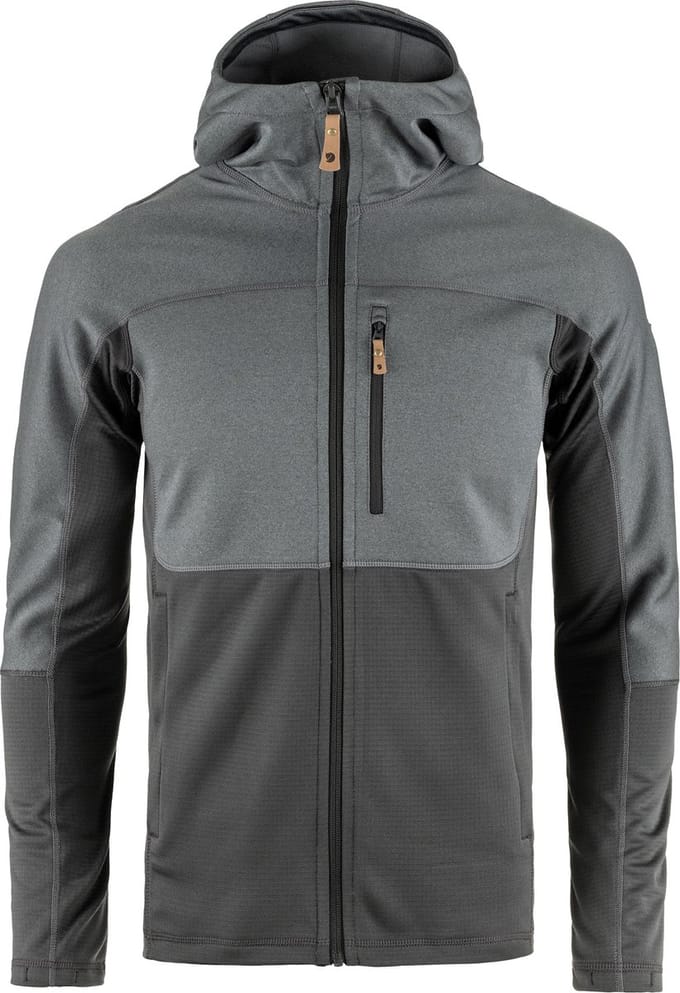 Fjällraven Abisko Trail Fleece M | Iron Grey/Grey - S
