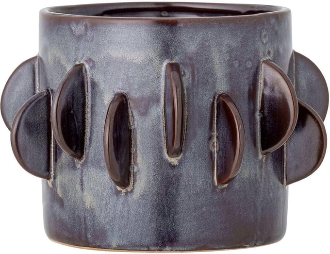 Bloomingville Bloempot aardewerk grijs Roza 18cm