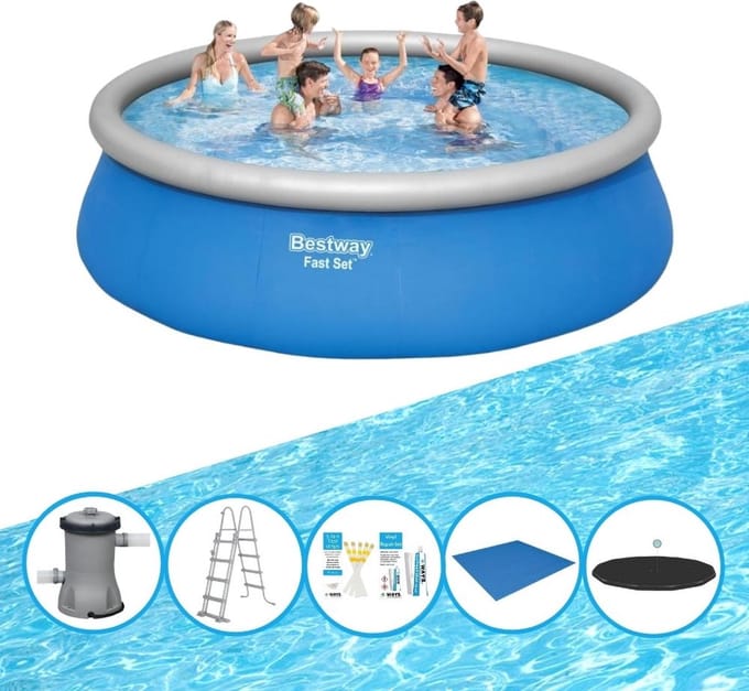 Bestway Zwembad Fast Set - 457x122 cm - Inclusief accessoires