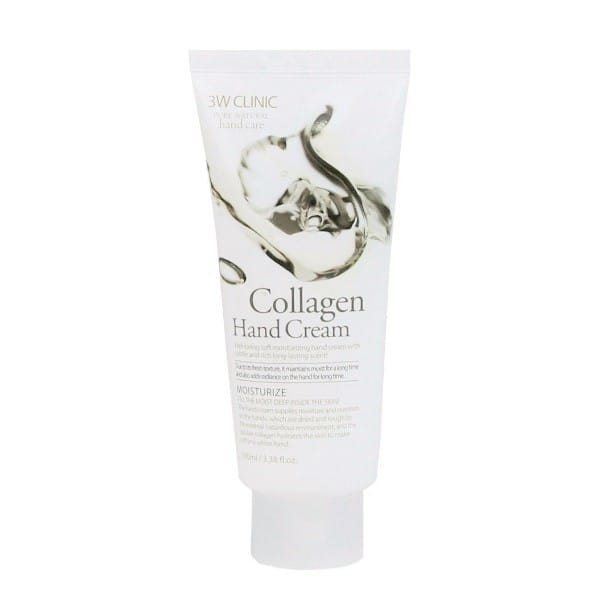 3W CLINIC Hydraterende Handcrème Collageen 100ml (3 Opties) #1pcs white