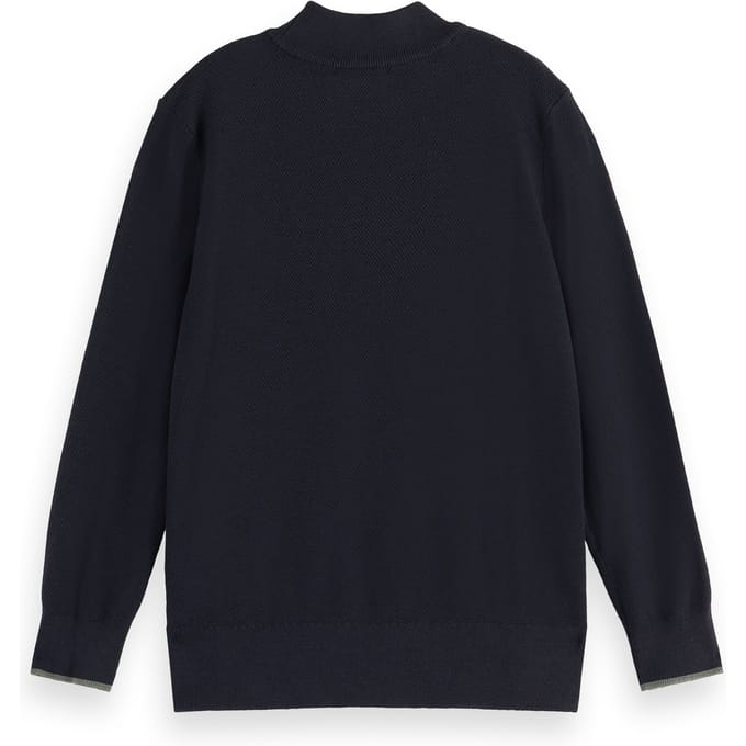 Scotch & Soda Boy Regular-fit Mock Neck Pullover Anthracite Taglia: 8 | Maglioni Outlet | kids