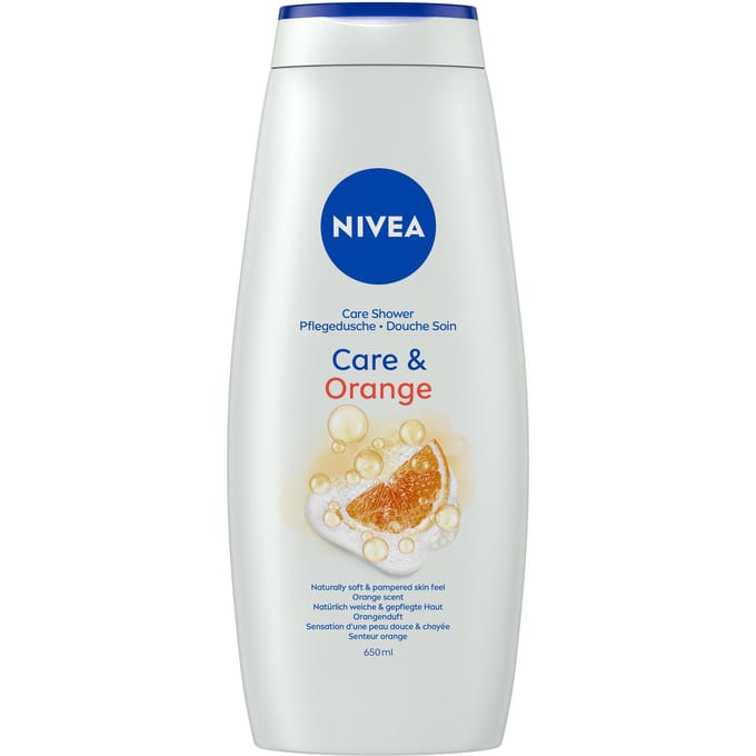 Nivea Care & Orange Shower - 650 ml.