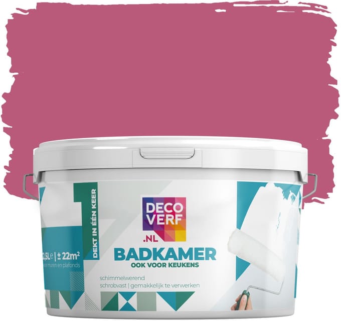 Decoverf badkamerverf 2.5L cyclaam
