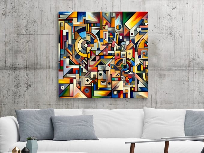 Kunstprint | Wanddecoratie | Dibond | 20 × 20 cm